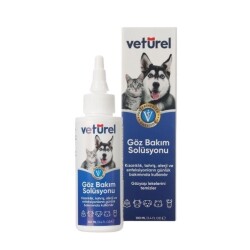 Veturel Kedi Köpek ve Diğer Hayvanlar İçin Göz Bakım Solüsyonu 100 Ml - 1