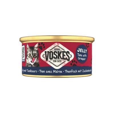 Voskes Pouch Ton Balıklı ve Orfoz Balıklı Yetişkin Kedi Konservesi 85 gr - 1