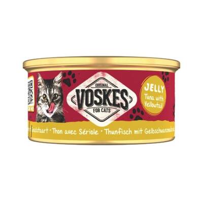 Voskes Pouch Ton Balıklı ve Sarıkuyruk Yetişkin Kedi Konservesi 85 gr - 1