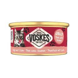 Voskes Pouch Ton Balıklı ve Somonlu Yetişkin Kedi Konservesi 85 gr - 1