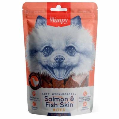 Wanpy Gerçek Somon Dilimleri Köpek Ödülü 100 gr - 1