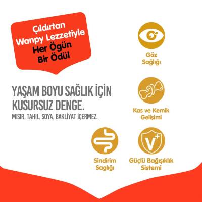 Wanpy Tahılsız Tavuklu Yavru Kedi Kuru Maması 1,5 Kg - 3