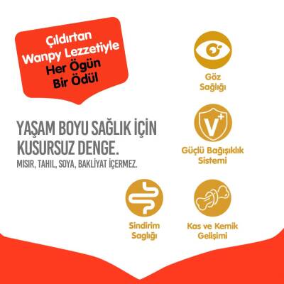 Wanpy Tahılsız Tavuklu Yetişkin Kedi Kuru Maması 1,5 Kg - 3