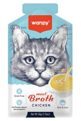 Wanpy Tavuk Etli Kedi Çorbası 50 gr - 2
