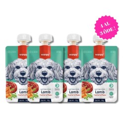 Wanpy Taze Kuzulu ve Havuçlu Köpek Et Ezmesi 90 gr (4 AL 3 ÖDE) - 2