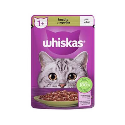 Whiskas Kuzulu Yetişkin Konserve Kedi Maması 85 gr X 28 Adet - 1