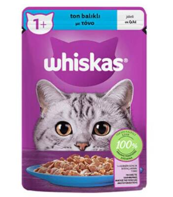 Whiskas Pouch Jöle İçinde Ton Balıklı Yetişkin Kedi Konservesi 85 gr - 1