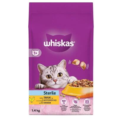 Whiskas Steriled Kısırlaştırılmış Kedi Maması 1,4 kg - 1