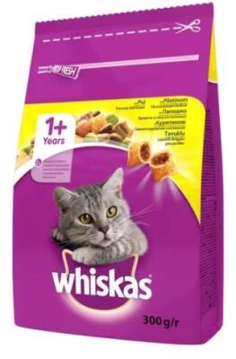 Whiskas Tavuklu Kuru Kedi Maması 300 Gr - 1