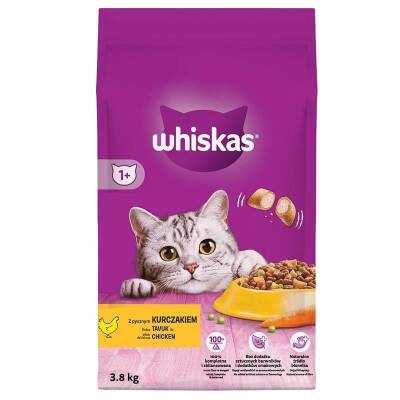 Whiskas Tavuklu Kuru Kedi Maması 3,8 kg - 1