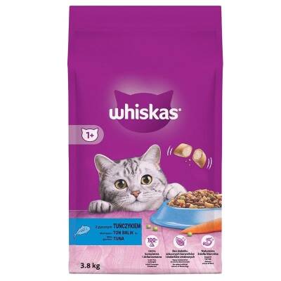 Whiskas Ton Balıklı Sebzeli Yetişkin Kedi Maması 3,8 kg - 1